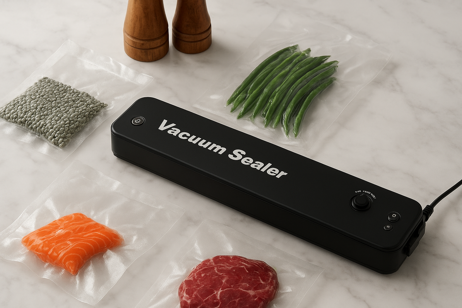 Machine de mise sous vide 2 en 1 – Conservation et fraîcheur gourmandes