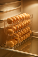 Organisateur d’œufs à grande capacité – Distributeur automatique à 4 étages