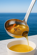 Louche Écumoire – Séparateur de Graisse & Filtrage Précis en Inox